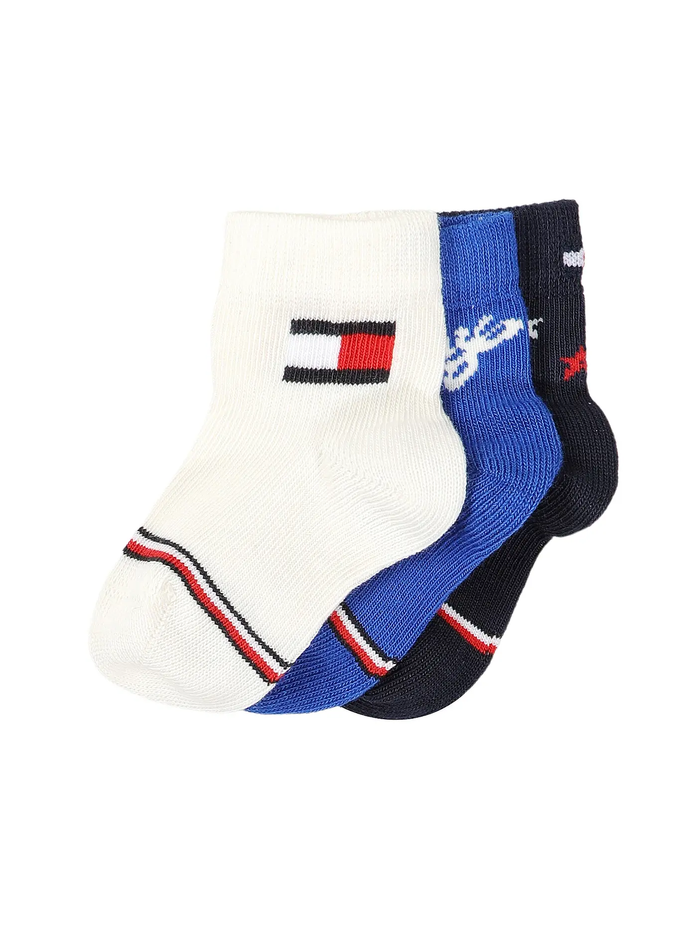 TOMMY HILFIGER | Mädchen Socken Geschenkebox 3-er Pkg. pink combo | blau